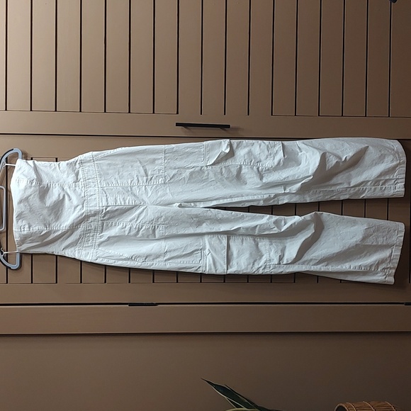 Zara Cargo Strapless Jumpsuit size Small - Picture 4 of 11